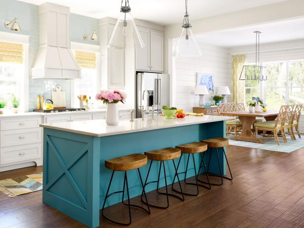 Modern Blue Farmhouse Kitchen - The Perfect Finish Blog by KILZ®