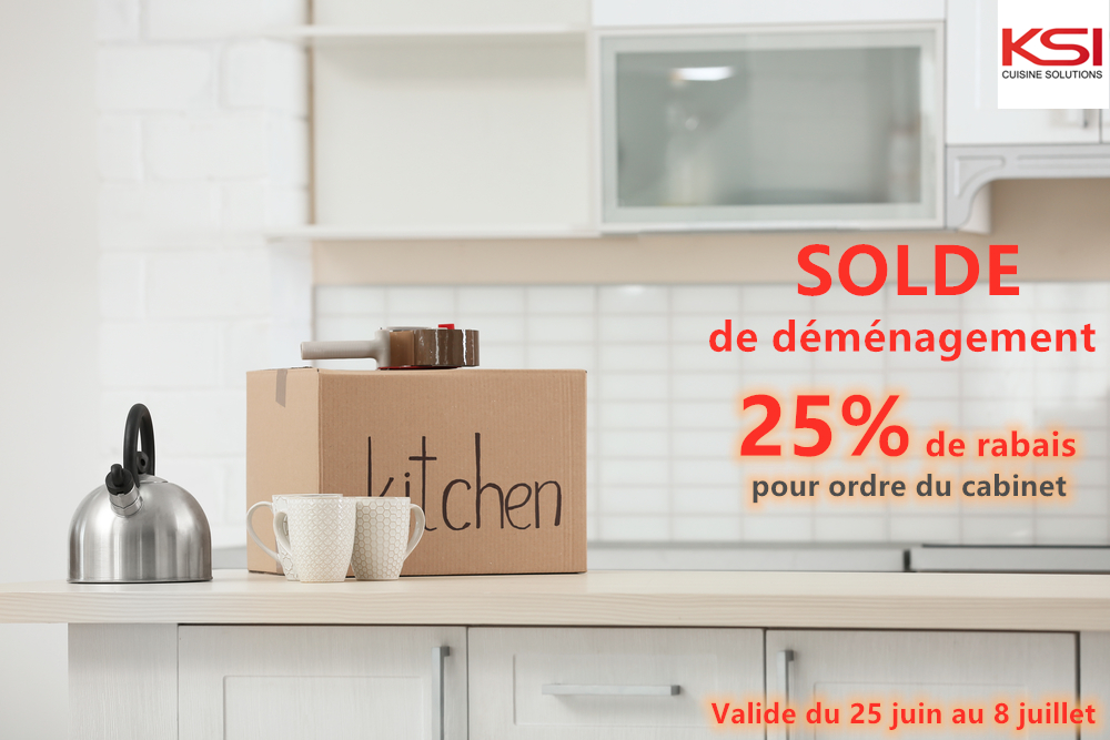 Moving Month Promotion: 25% off your cabinet order