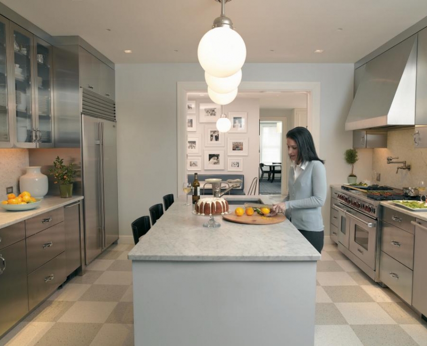 Idées de sol de cuisine en carrelage durables et intelligentes