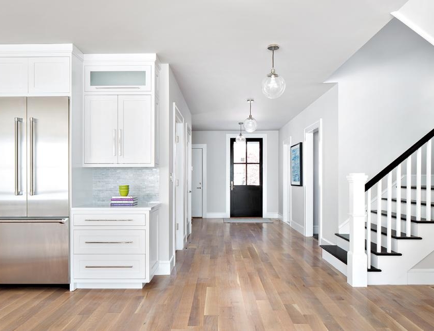 Bright White Kitchen With Contemporary Vibe