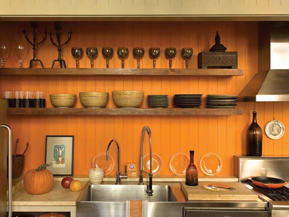 Bright Orange Kitchens to Inspire