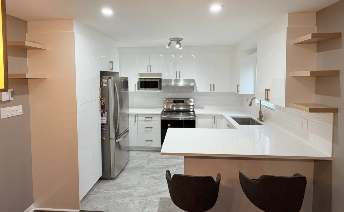 Kitchen Renovation Vaudreuil-Dorion Project D3015 Rénovation de cuisine Vaudreuil-Dorion Projet D3015