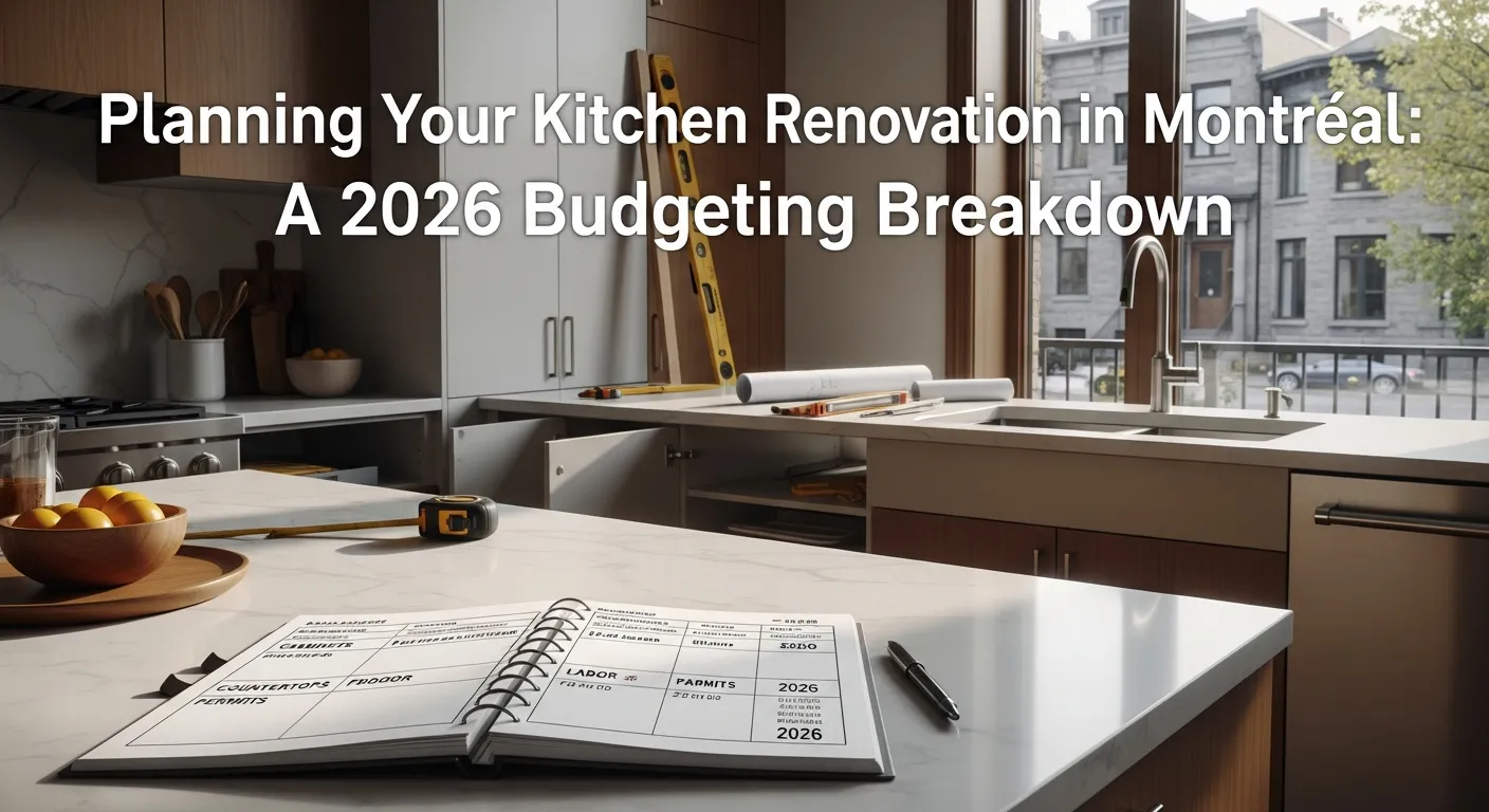 Planning Your Kitchen Renovation in Montreal: A 2026 Budgeting Breakdown