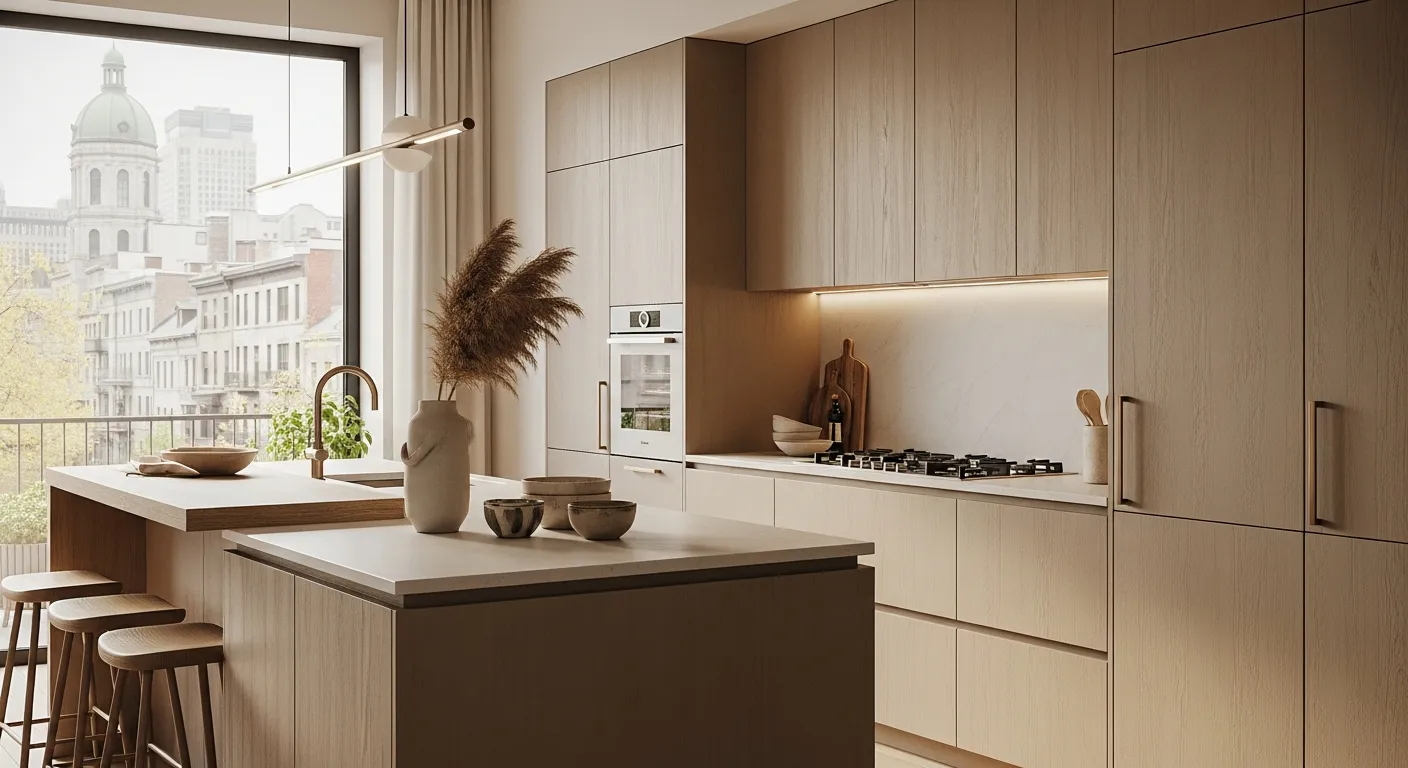 The 2026 Kitchen Design Mastering Warm Neutrals and Anti-Formulaic Design for Your Kitchen Renovation in Montreal