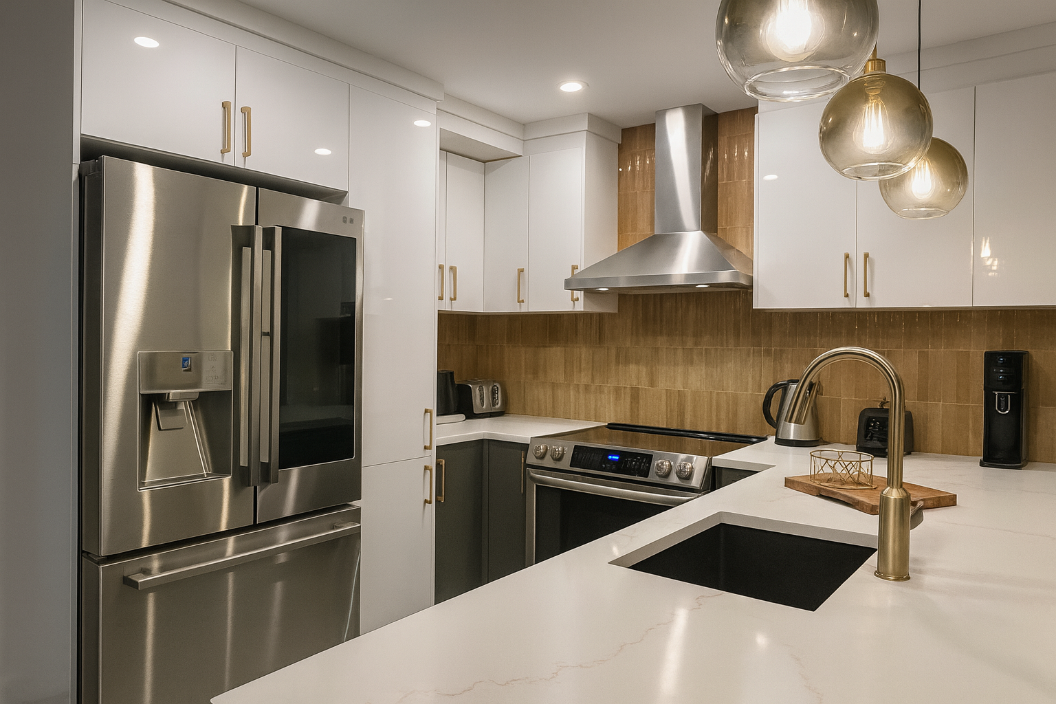 After kitchen renovation — Montreal project A3526